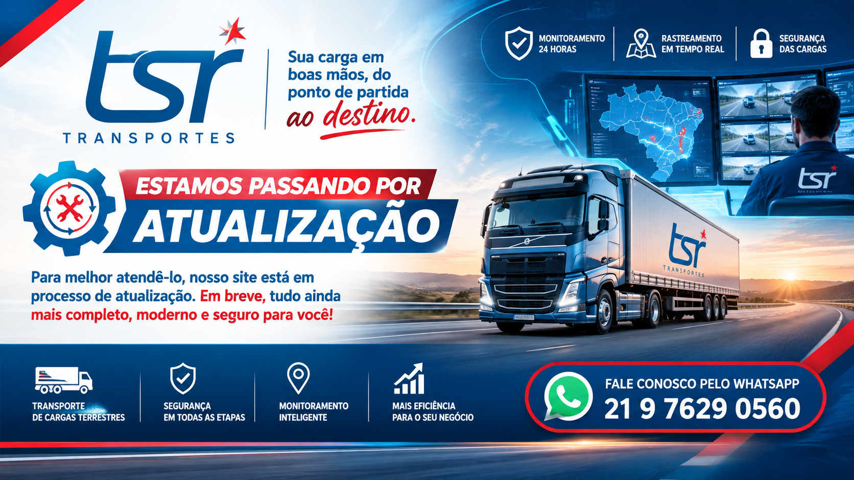 TSR Transportes - Estamos passando por atualização